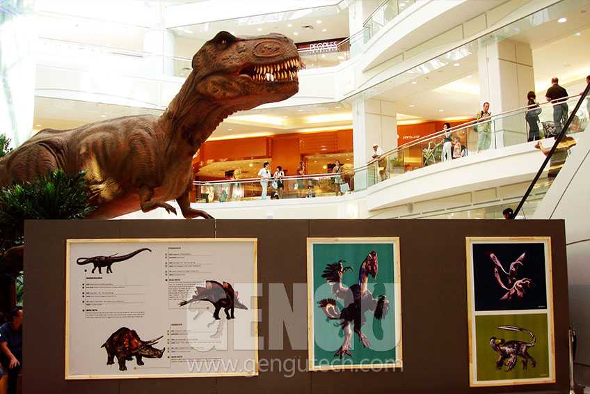 Shopping Mall Animatronic Dinosaur Decoration